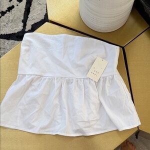 A.P.C. White Mini Skirt